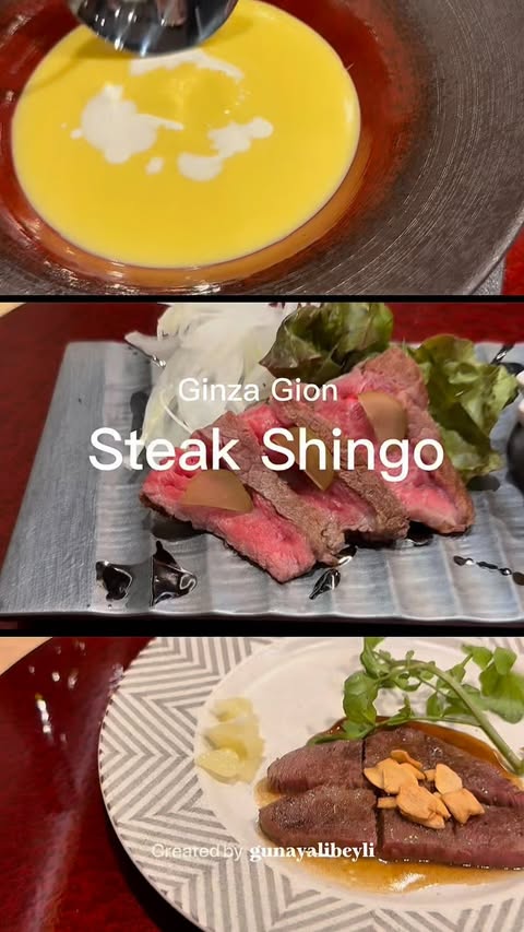 銀座の近江牛ステーキを紹介する個人クリエイターのInstagram投稿